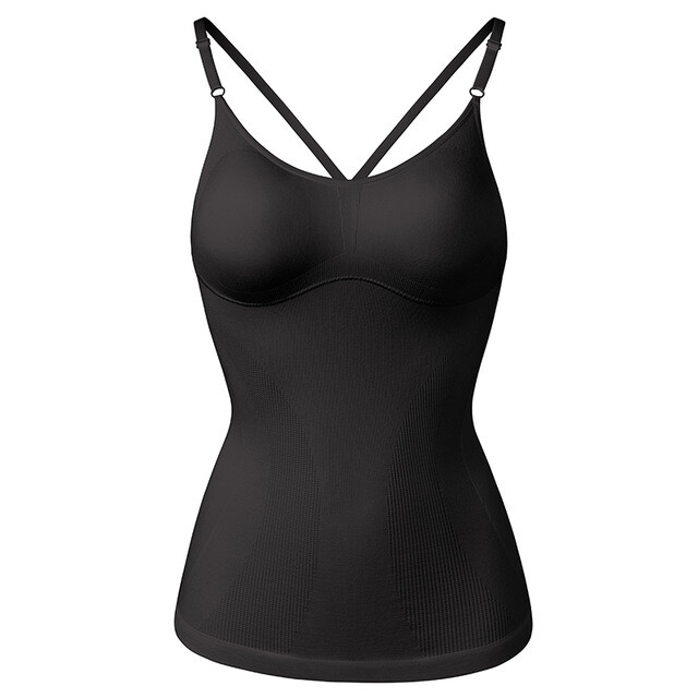 Women’s Genie Bra Shapewear Cami Slimming Body Shaper Tummy Waist Camisole Tops