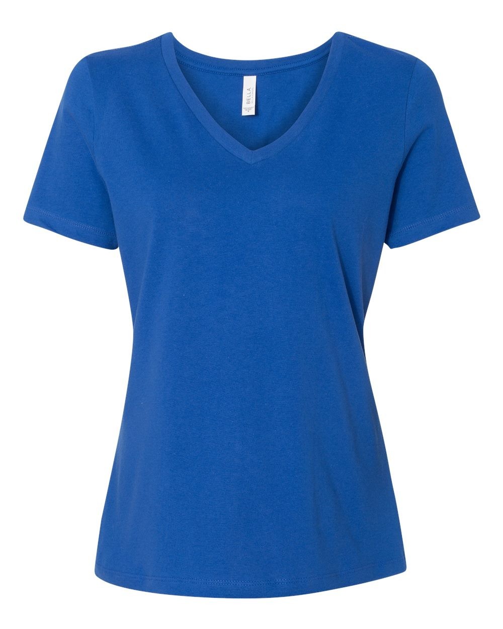 Bella Canvas 6405 Ladies True Royal V-Neck Short Sleeve Shirt