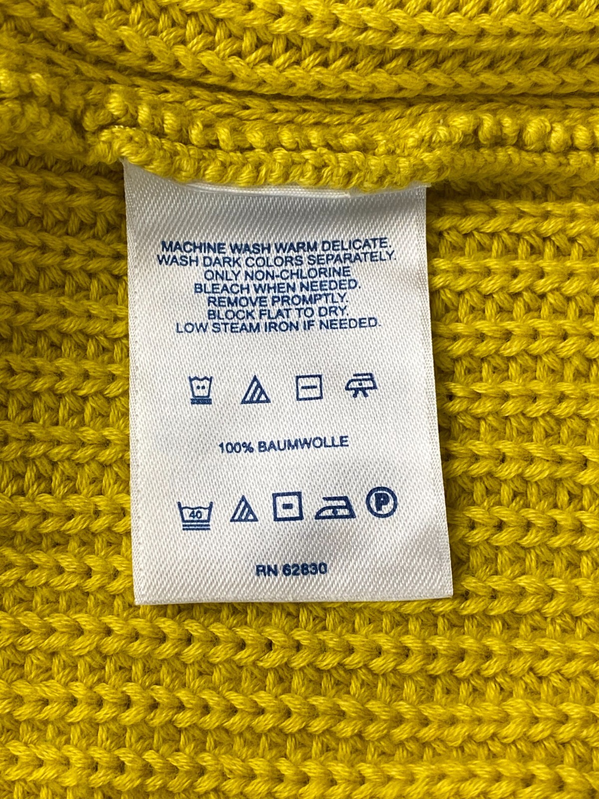 $50 New Lands’ End Women’s LS Fine Gauge Shaker Funnel Neck Sweater Yellow L/P