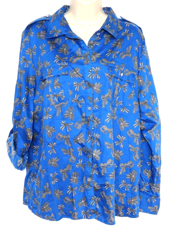 NWT Jaclyn Smith Women’s Holiday/Everyday Blouses, Choose Your Size and Color