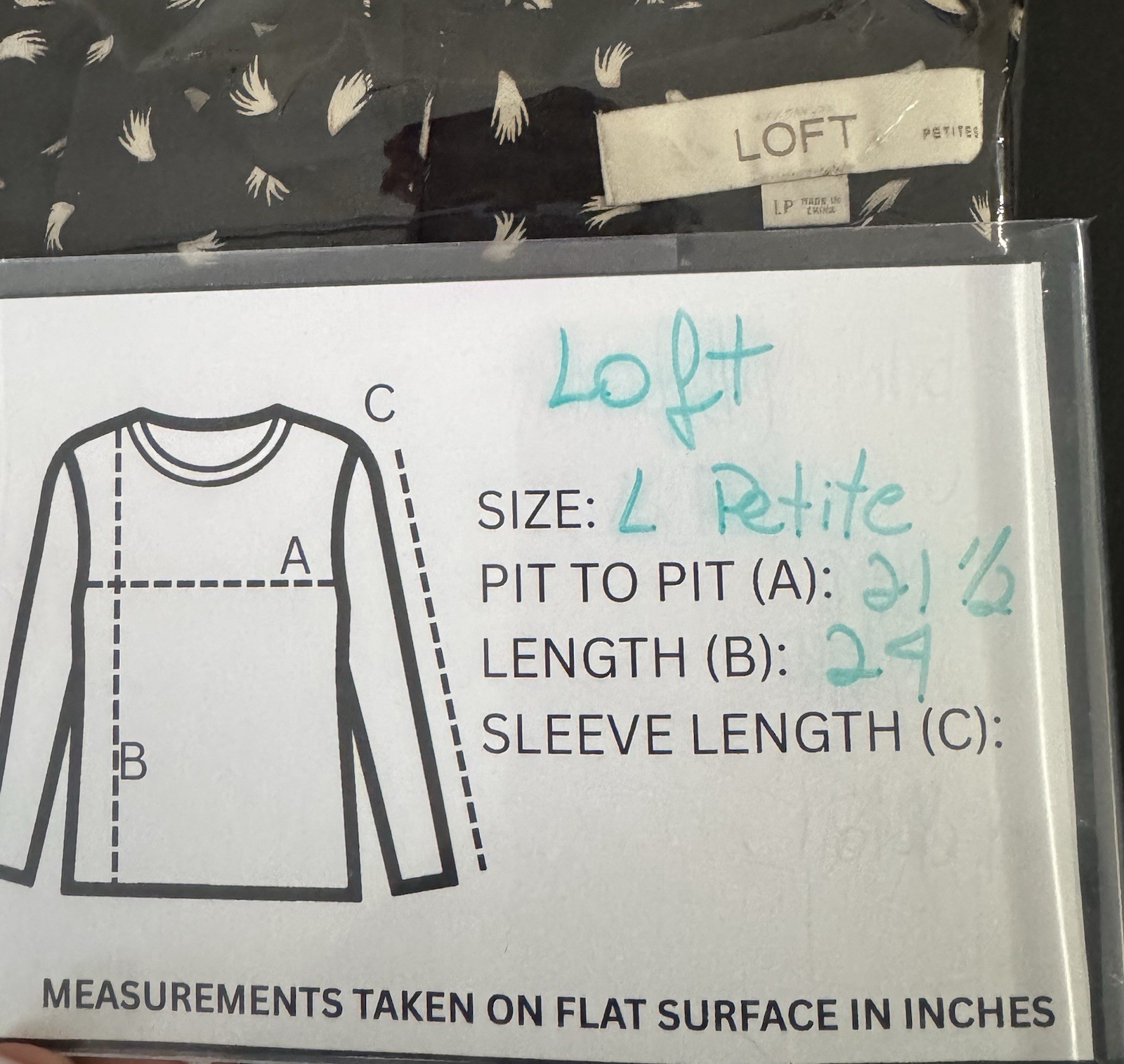 LOFT Black White Abstract Pleated Sleeveless Chiffon Blouse Round Neck PL Dressy