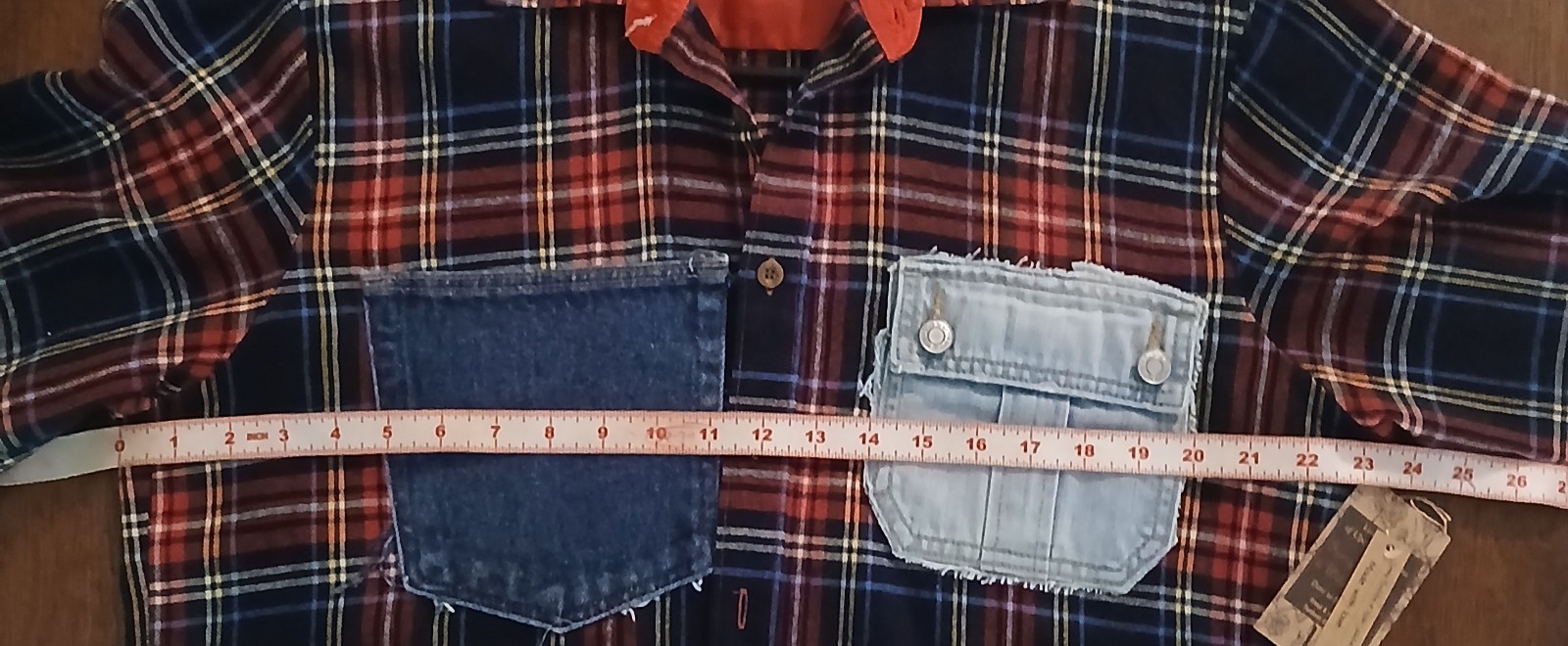 Sassy Britches And Wild Stitches Button Down Plaid Shirt Size Large
