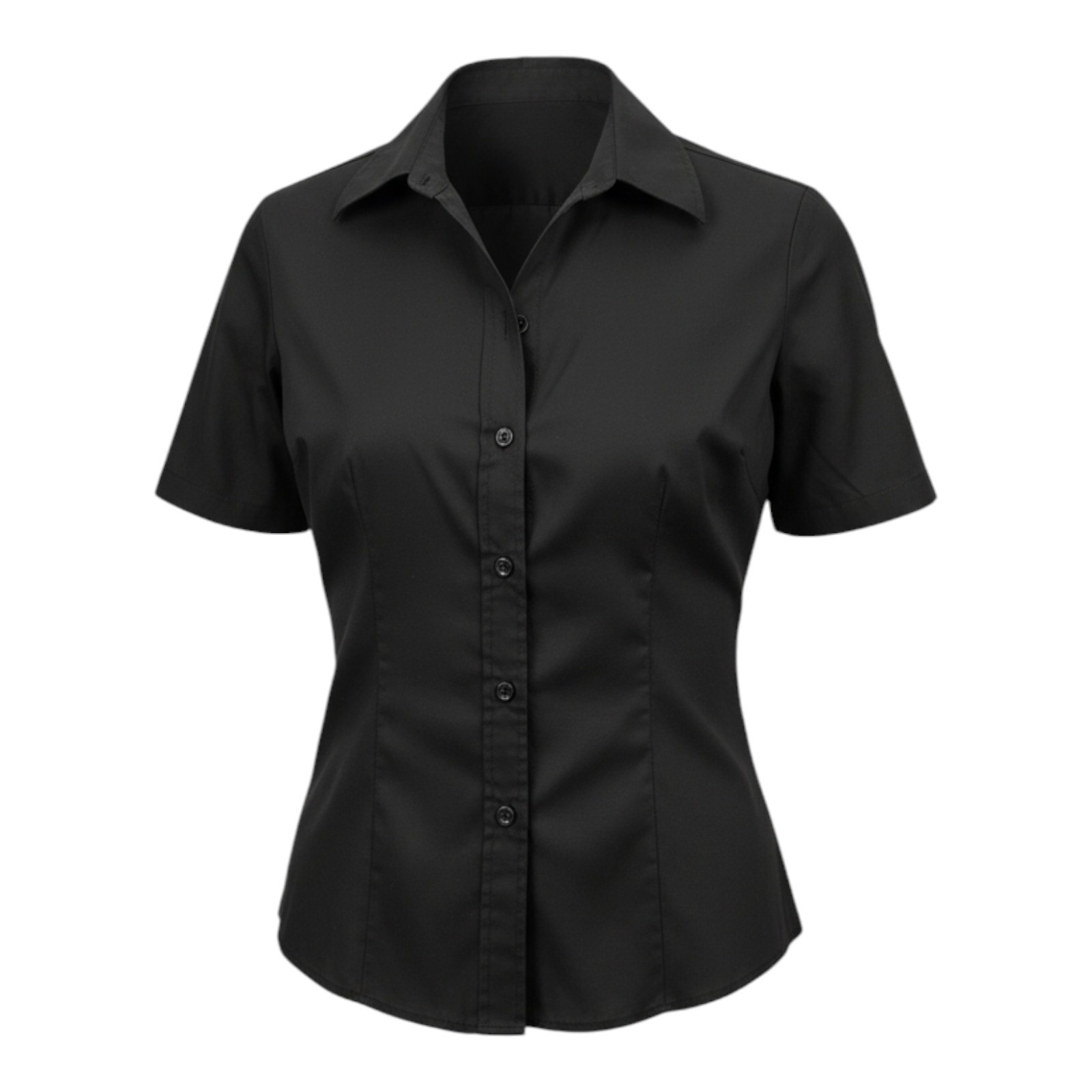 Ladies Cotton Plain Formal Office Party Work Shirts Blouse