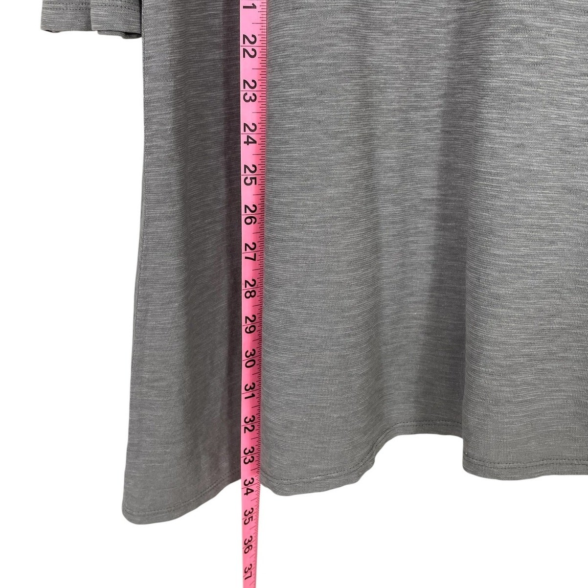 Eileen Fisher Hemp Organic Cotton Tunic Top Taupe Large Minimalist Lagenlook