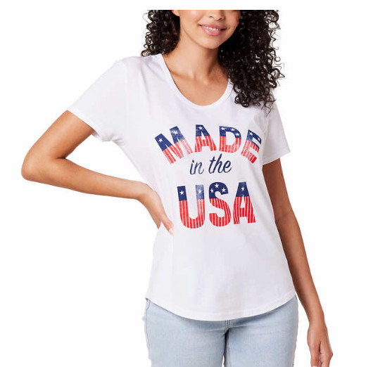 General Standard Women’s Americana USA Graphic Tee Size XL
