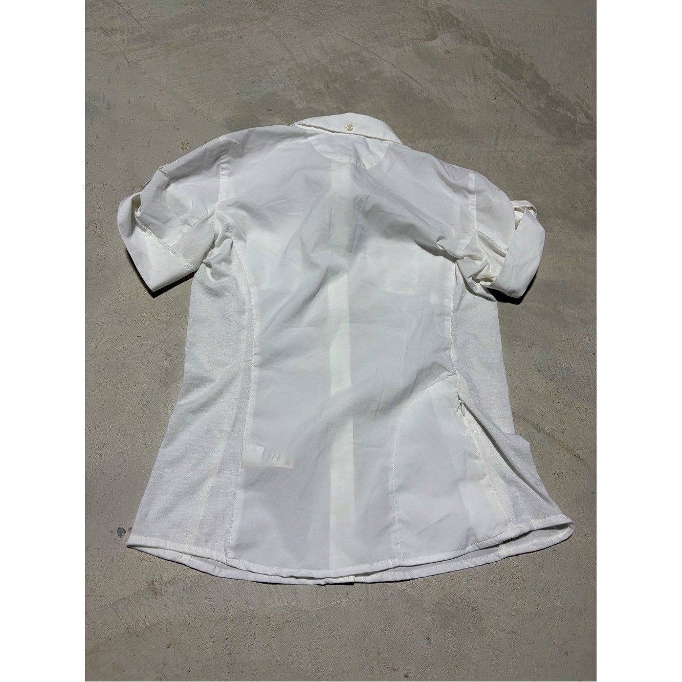 Merrell White Short-Sleeve Button-Down Shirt Ophelia medium