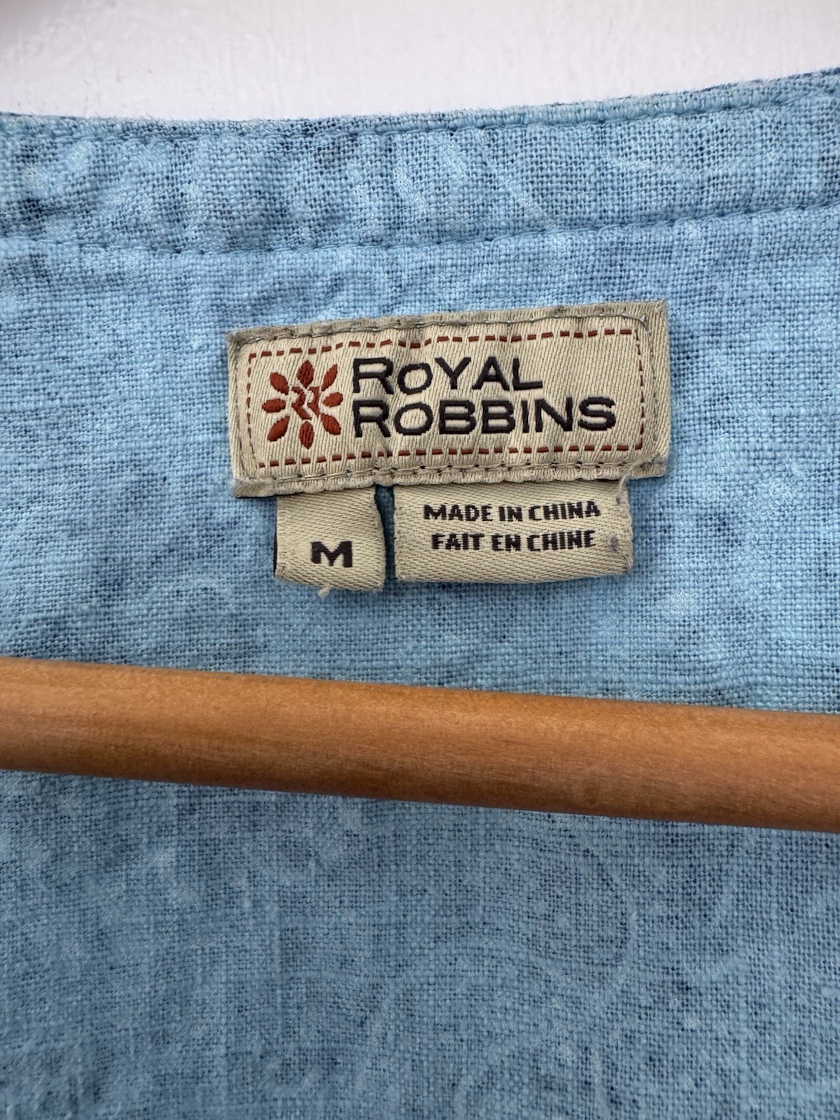 Royal Robbins Women’s Blue Linen Rayon Blend Sleeveless Top – Size M