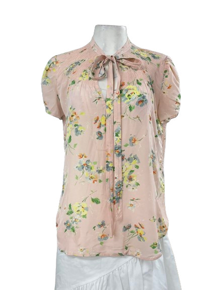 NWOT Polo Ralph Lauren Women’s Vintage style Pink Print Floral Blouse