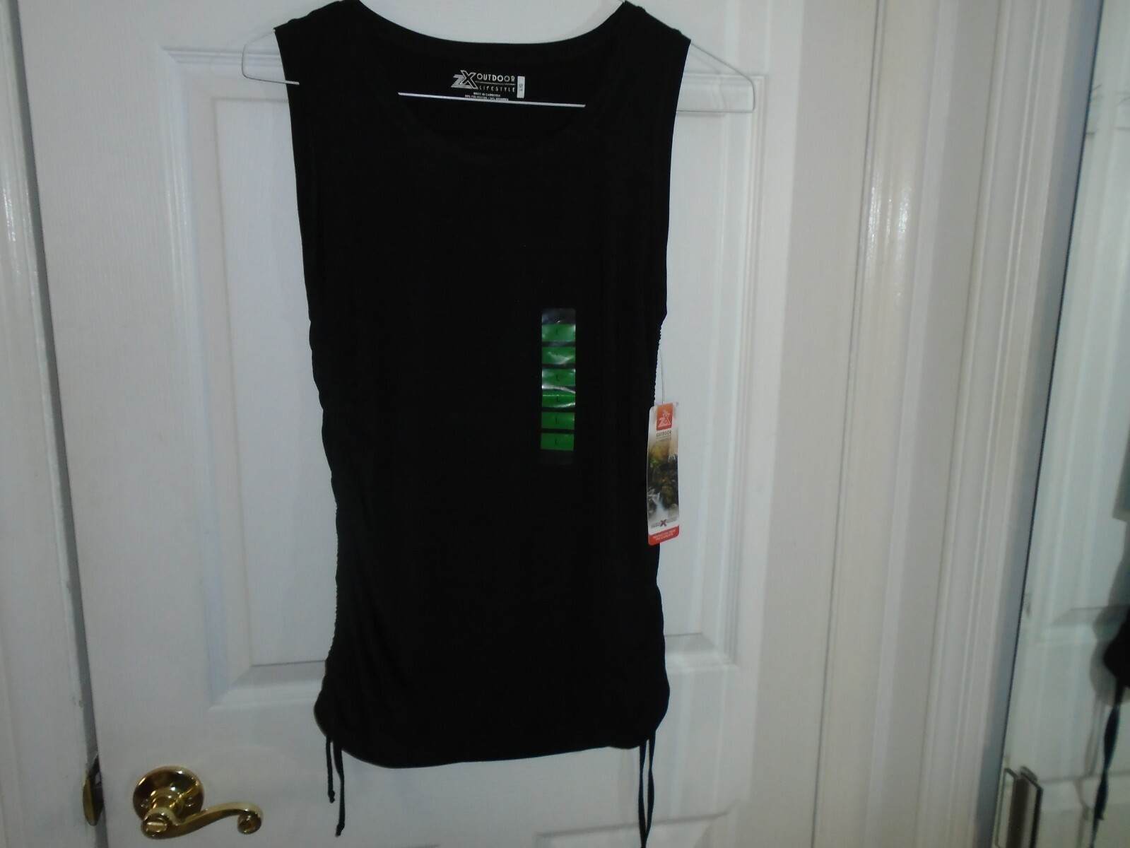 ZeroXposur Outdoor Lifestyle Black Top Size Large New With Tags