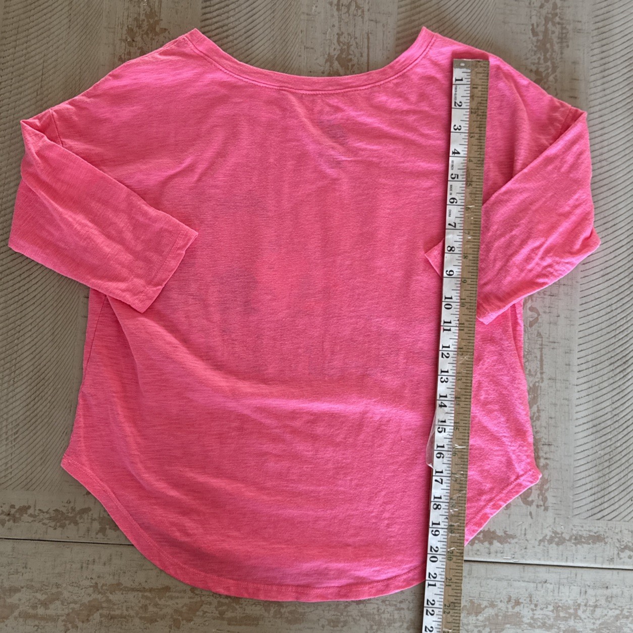 Peanuts By Schulz 3/4 Sleeve Pink Peanuts Graphic T-shirt Sz: Small Snoopy