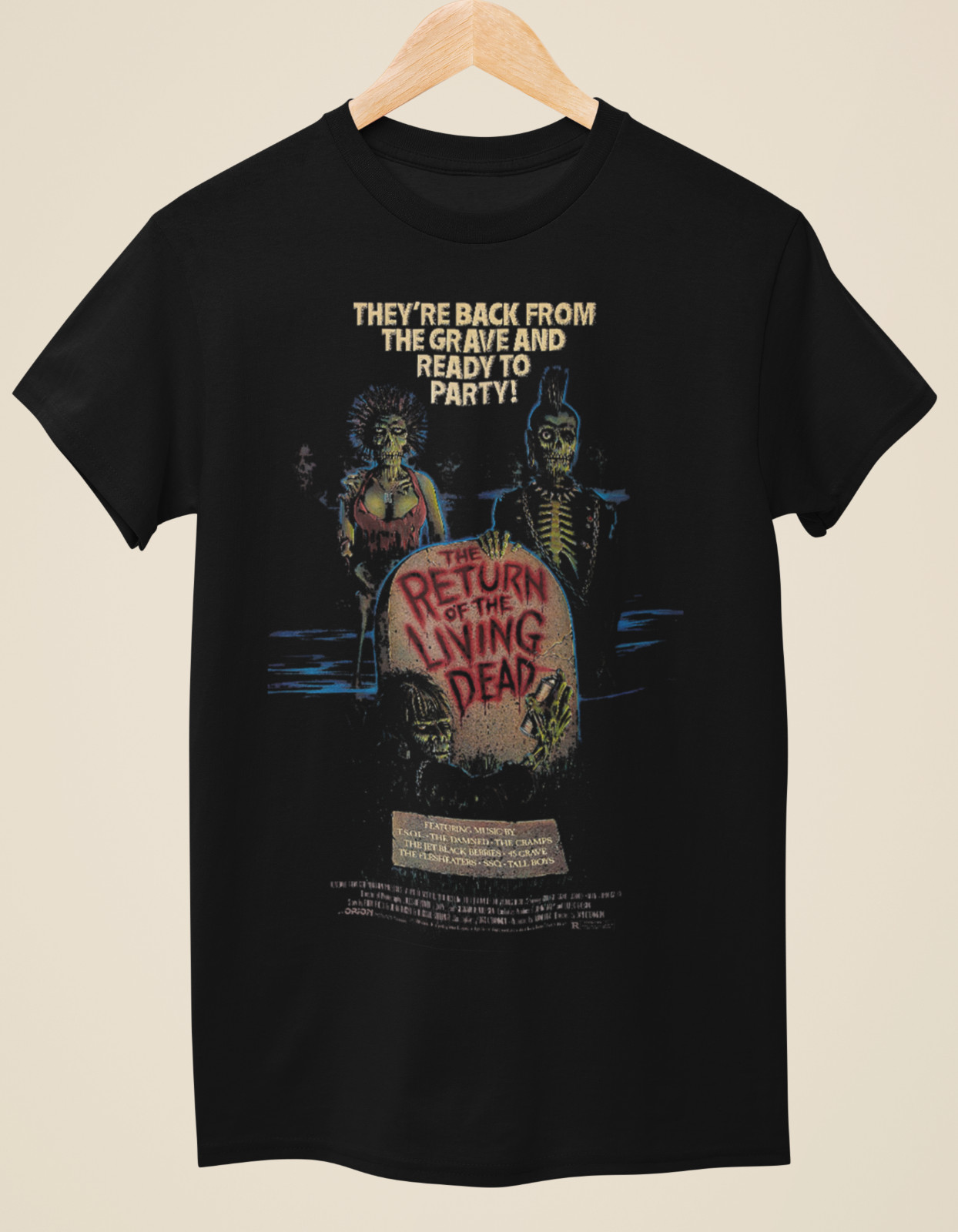 Return of the Living Dead – Movie Poster inspired Unisex Black T-Shirt