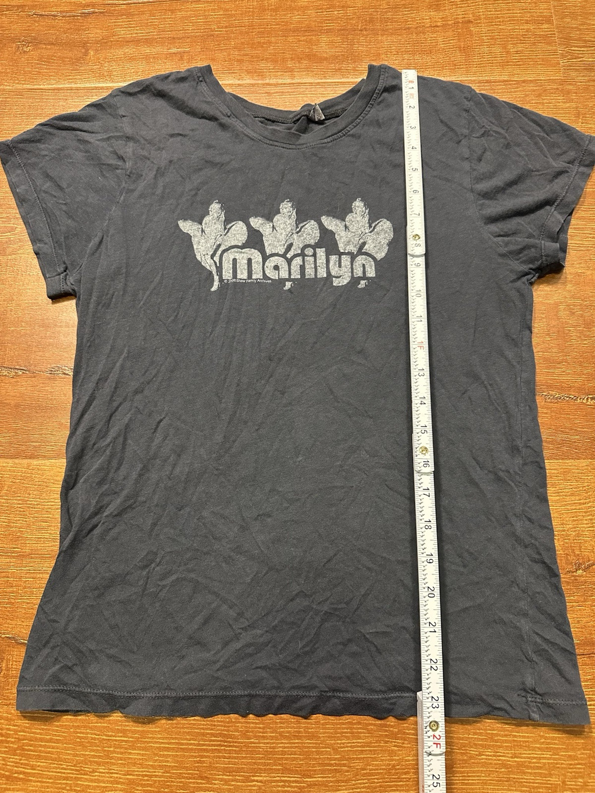 Vintage Marilyn Monroe T Shirt Womens M Black Short Sleeve VTG 00s Y2K Alt Chic