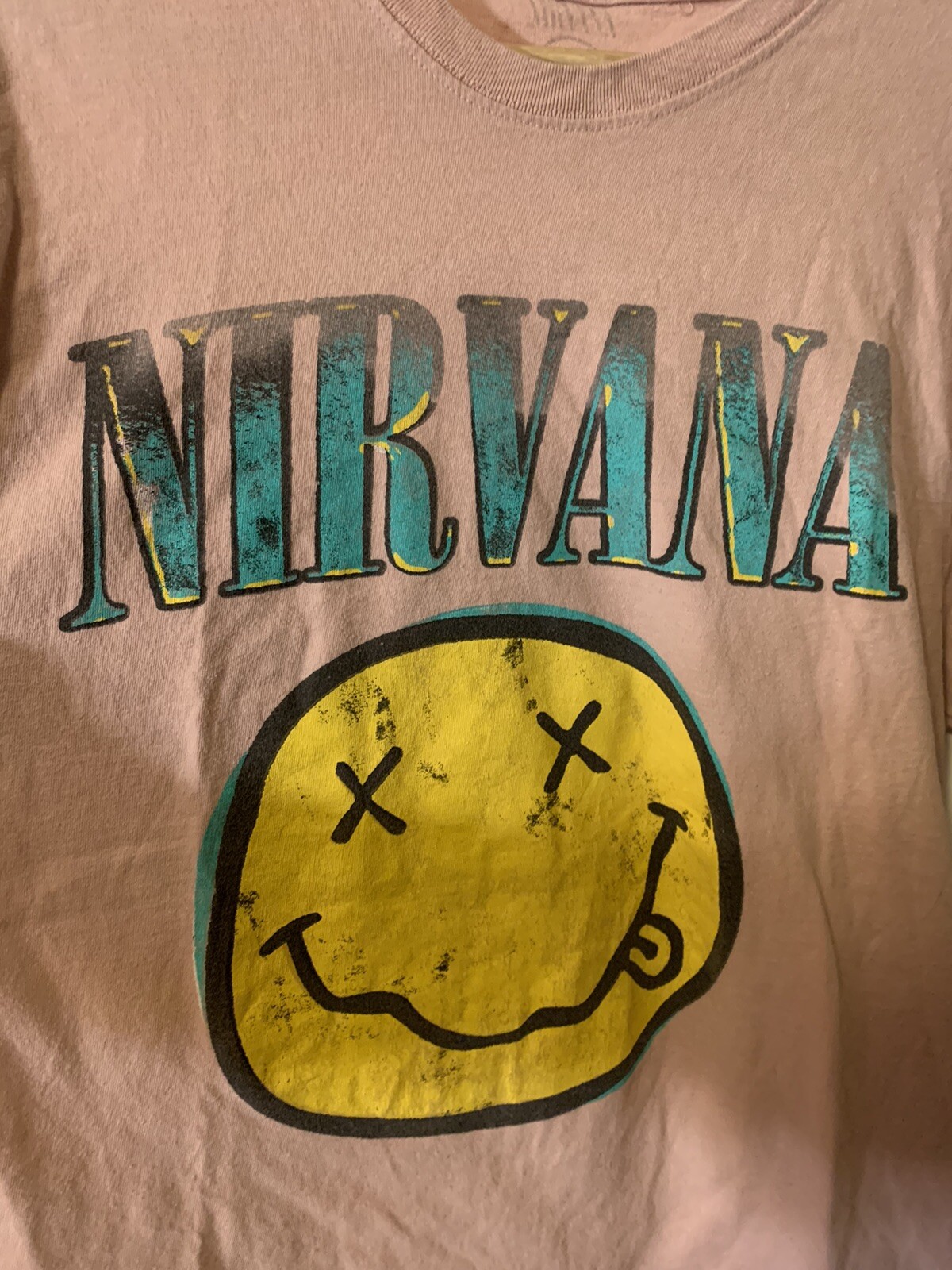 Nirvana Women’s Sz L T-shirt Band
