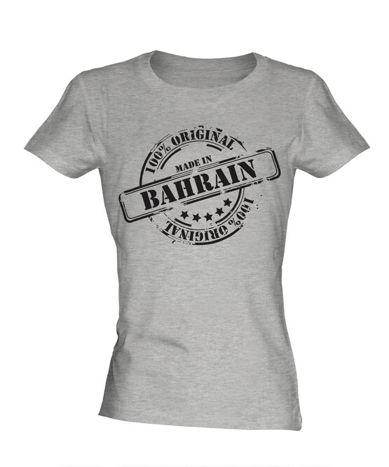 MADE IN BAHRAIN LADIES T-SHIRT GIFT CHRISTMAS BIRTHDAY 18TH 30TH 40TH 50TH 60TH