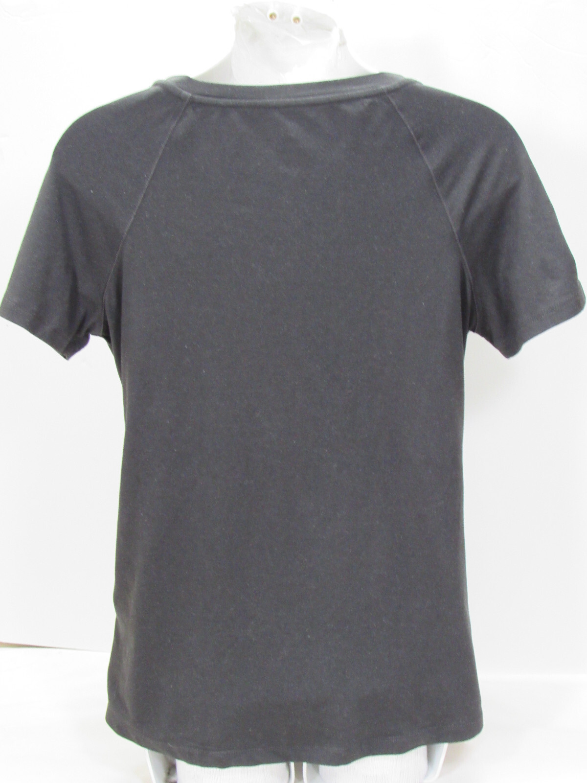 Layer 8 Women Black Active T-Shirt S [34 Bust 24L ] S/S