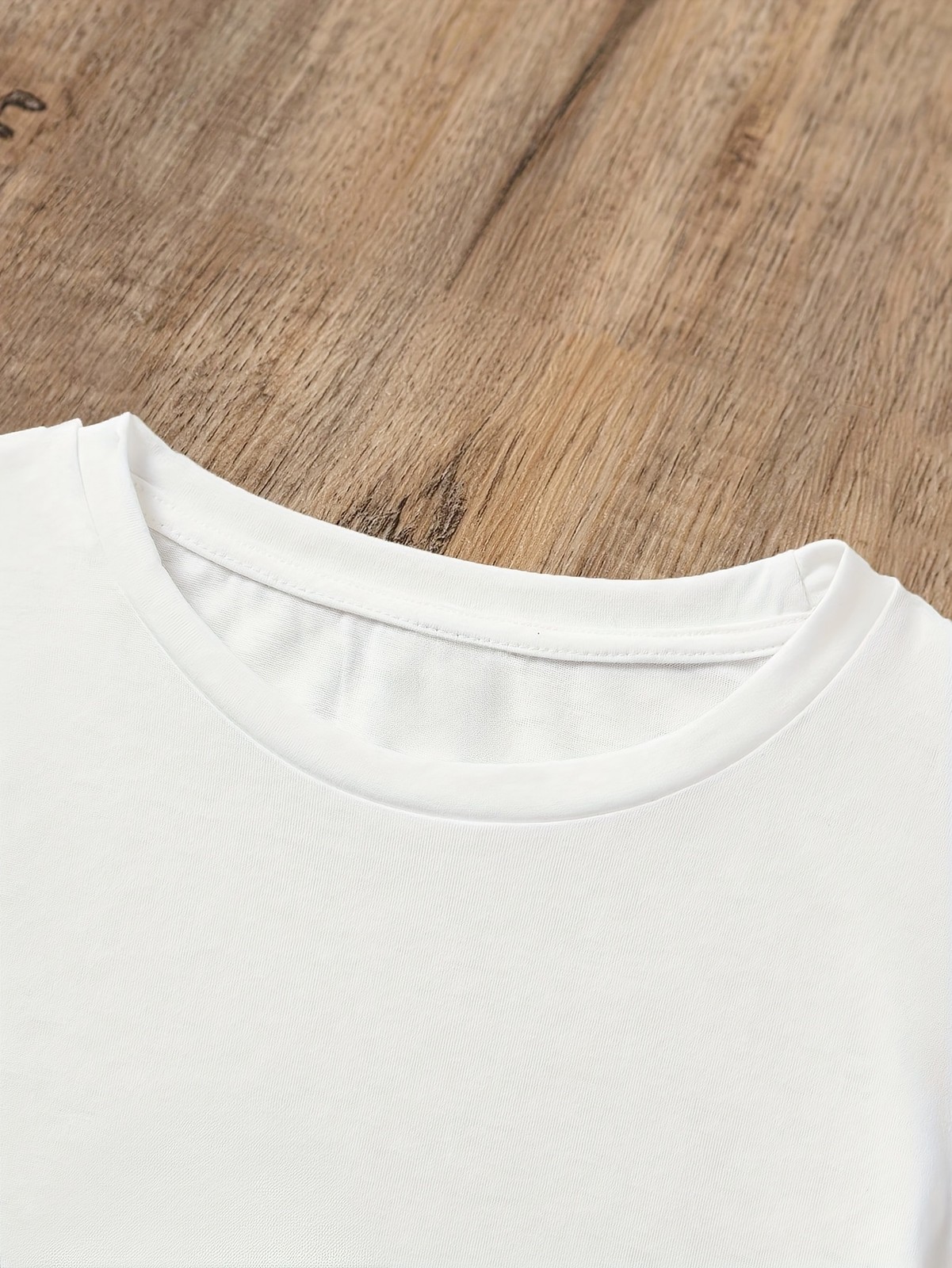Womens Butterfly Print Soft Stretch T-Shirt Crew Neck Short Sleeve Casual Top ♪