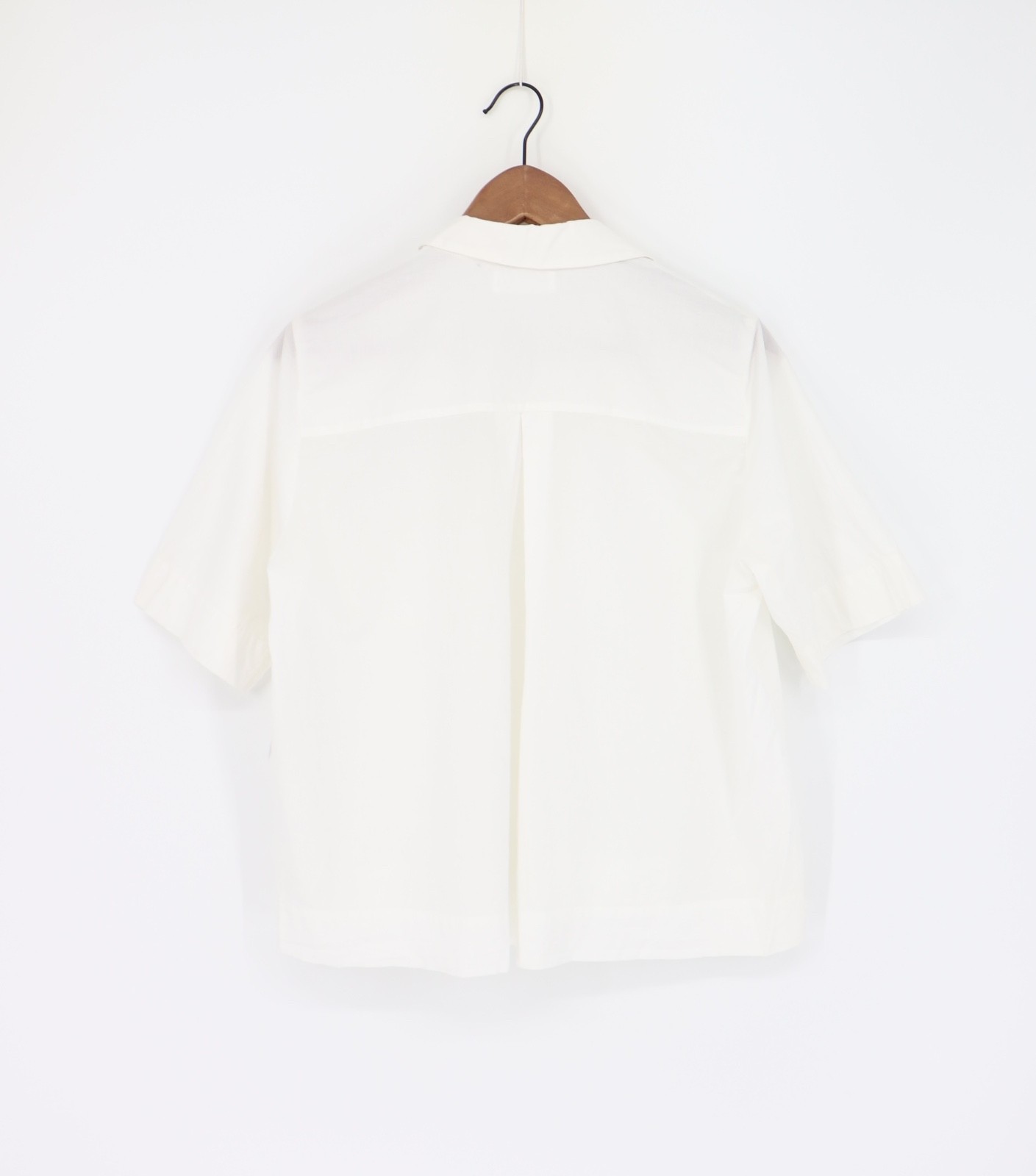 VELVET By Graham & Spencer Callista Cropped Button-Down Shirt White S $134 B8