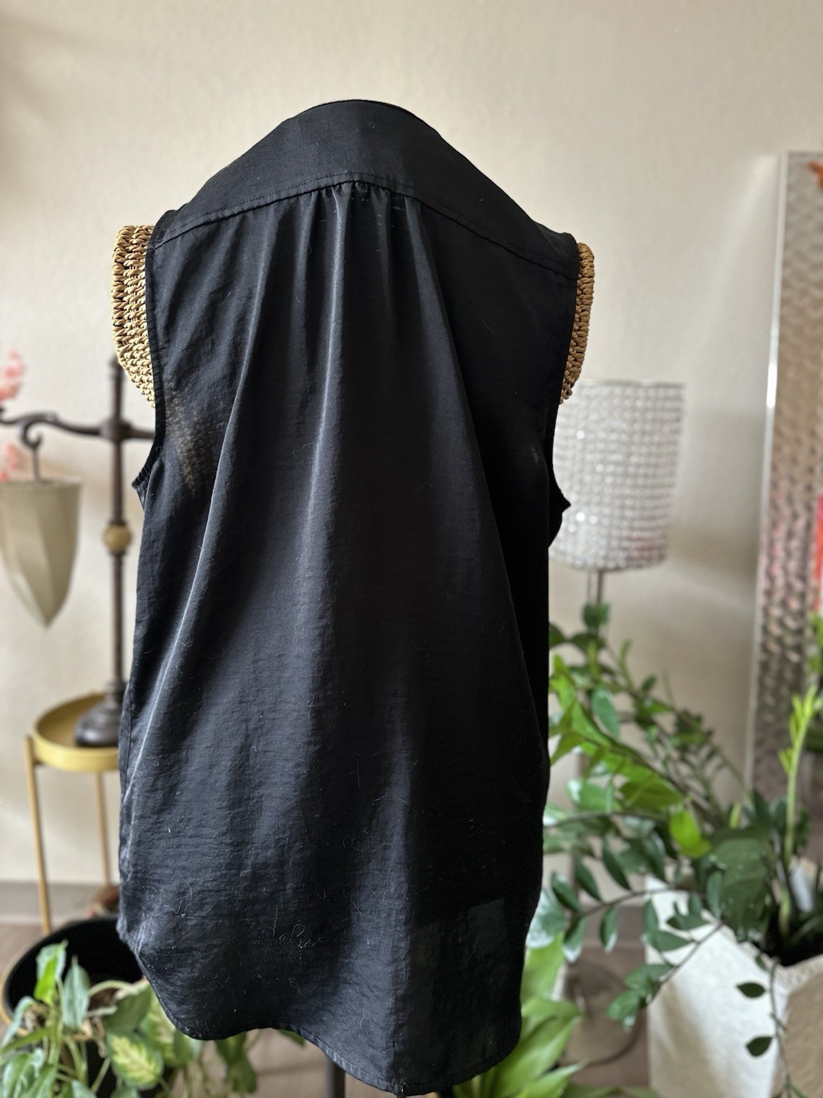 WitchCore Goth Punk Classic Gap Women’s Black Top XS