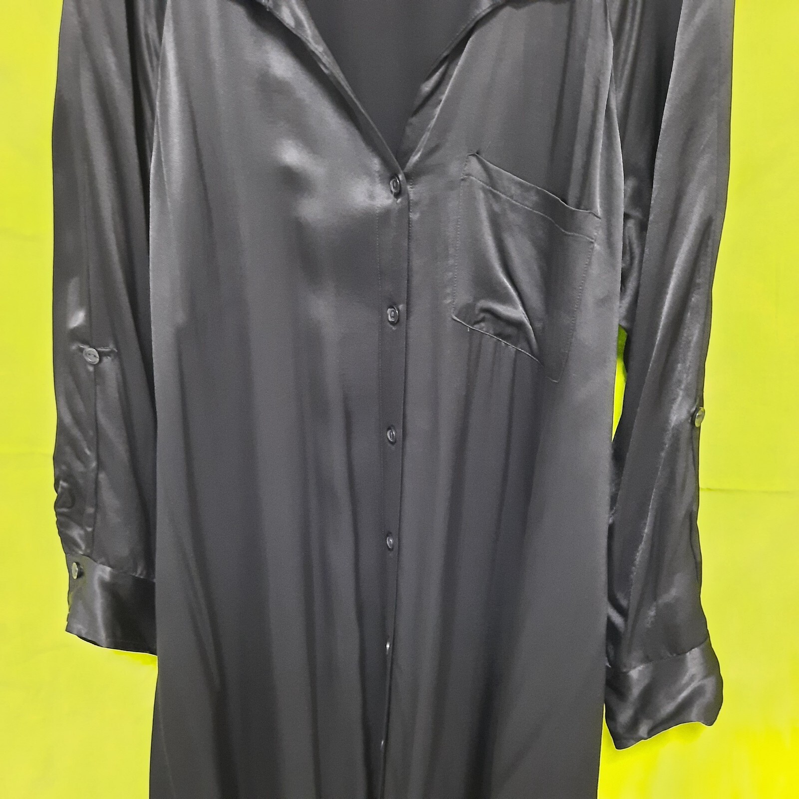 Young Fabulous & Broke Dress coat lightweight size L women Black back to school