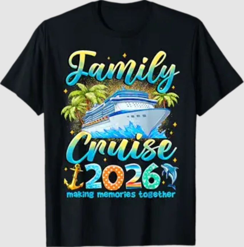 Family Cruise 2026 Summer Vacation Matching Family Cruise T-Shirt