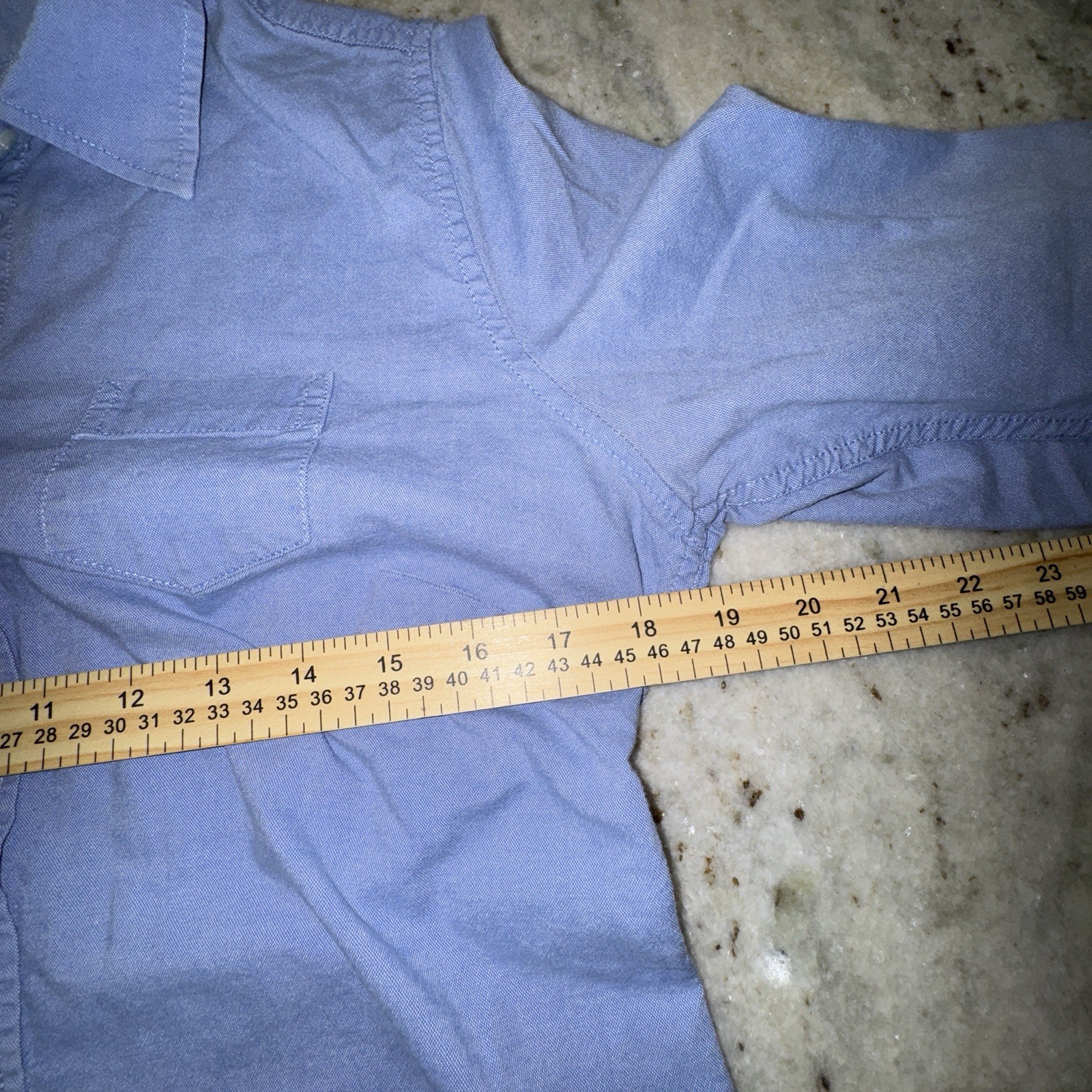 American Eagle Classic Prep Fit Women’s Medium Blue Button Down Fitted Shirt