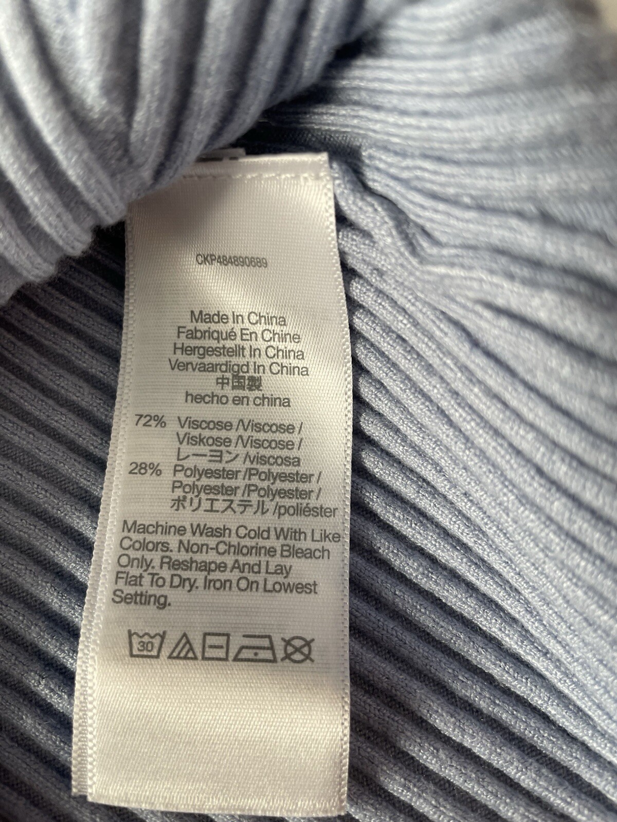 Madewell The Signature Knit Button Front Sweater Tank Women’s L Craft Blue