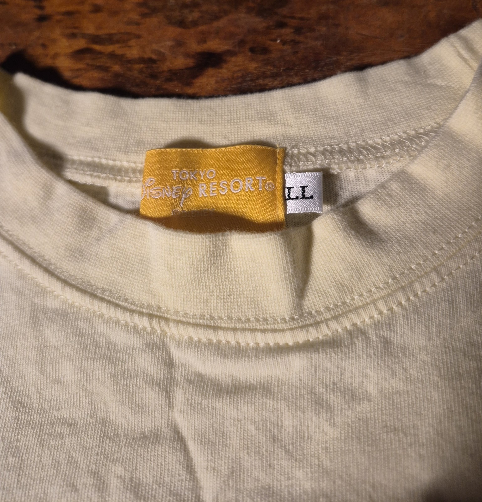 Japan Tokyo Disney Resort Winnie the Pooh Balloon T-Shirt Yellow Size LL