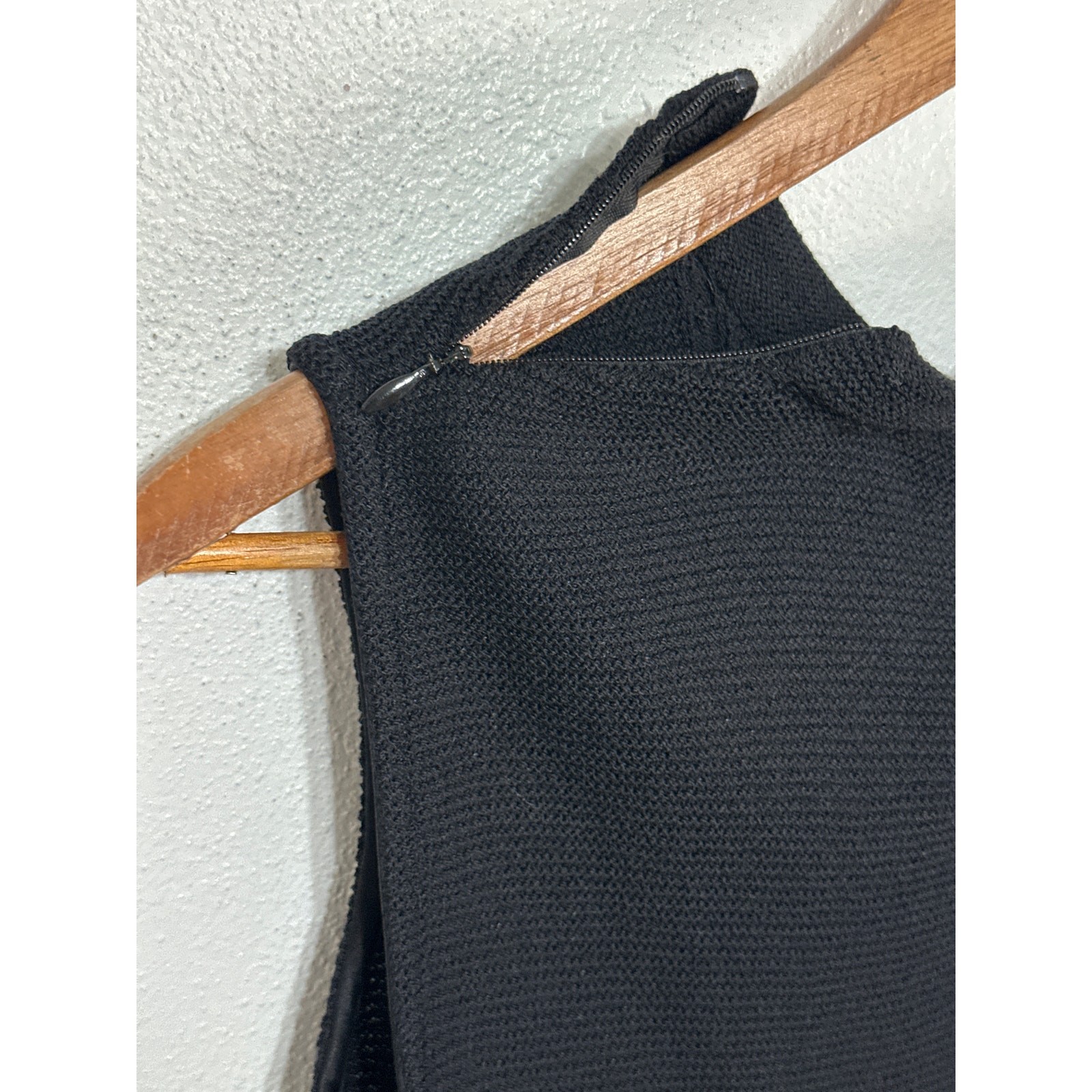 St John Sport Open Knit Tank Top S Black Designer Quite Luxury Old Money Preppy