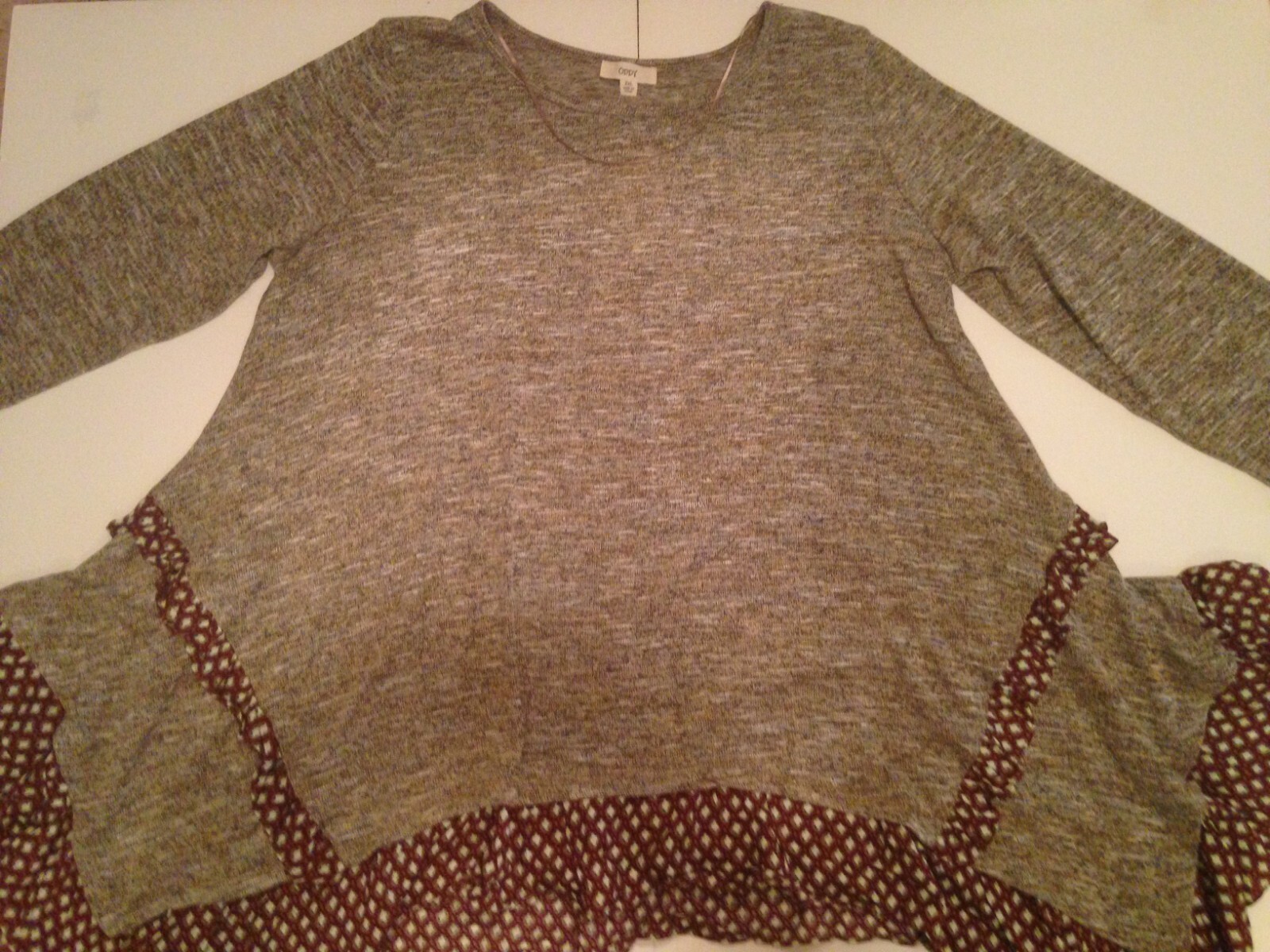 NEW NWT Oddi Top Women’s Plus 1XL 2XL 3XL Choose Size and Color Flowy Sharkbite
