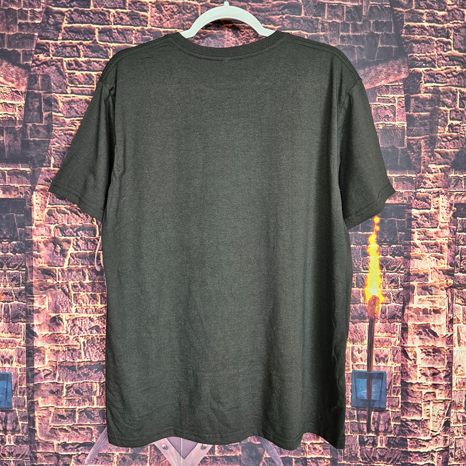 Black is My Happy Color Cotton Graphic Tee TShirt Mens Womens Unisex L Shirt