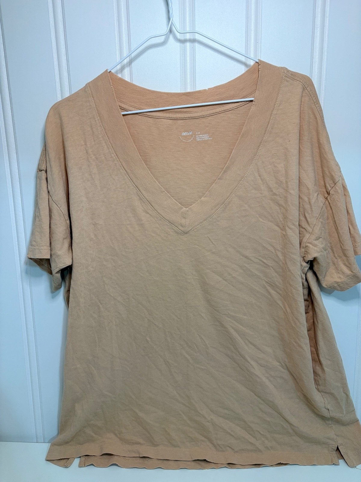 Aerie Oversized V-Nack Boyfriend T-Shirt