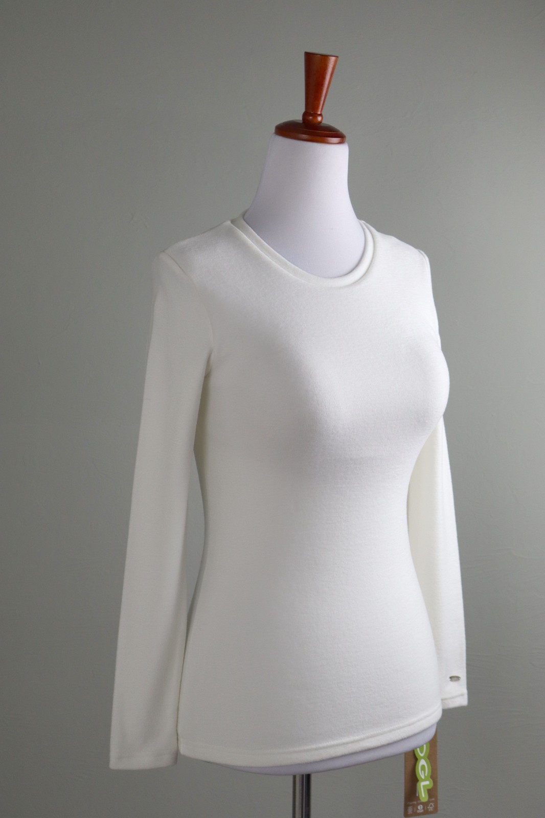 OGL NWT $68 Padded Bust Soft Stretch Lined Max Warm Langarm Brami Top Size XS