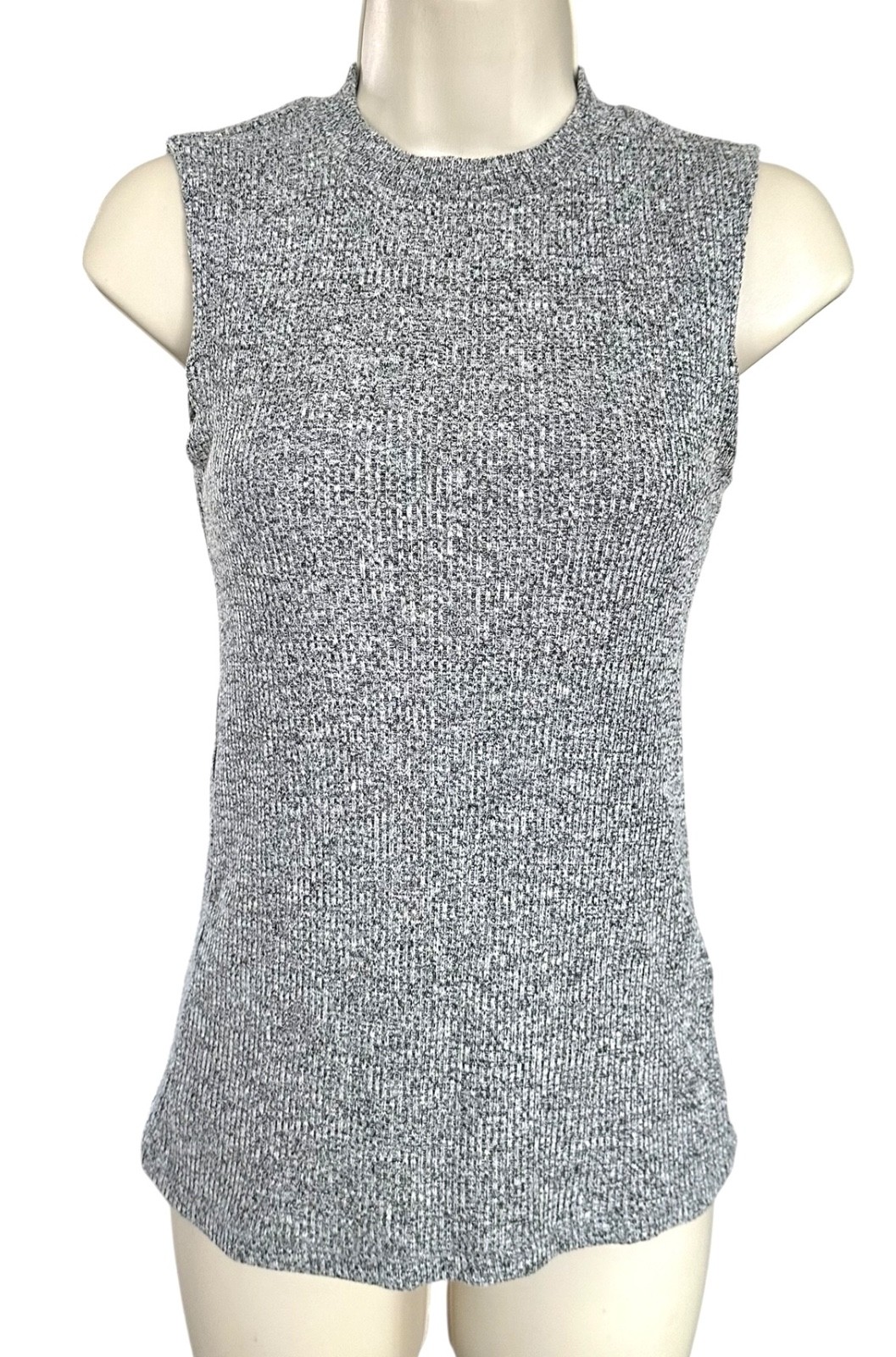 Ole by Koton Junior’s Sleeveless Ribbed Sweater Tank Cotton Blend Size M Gray