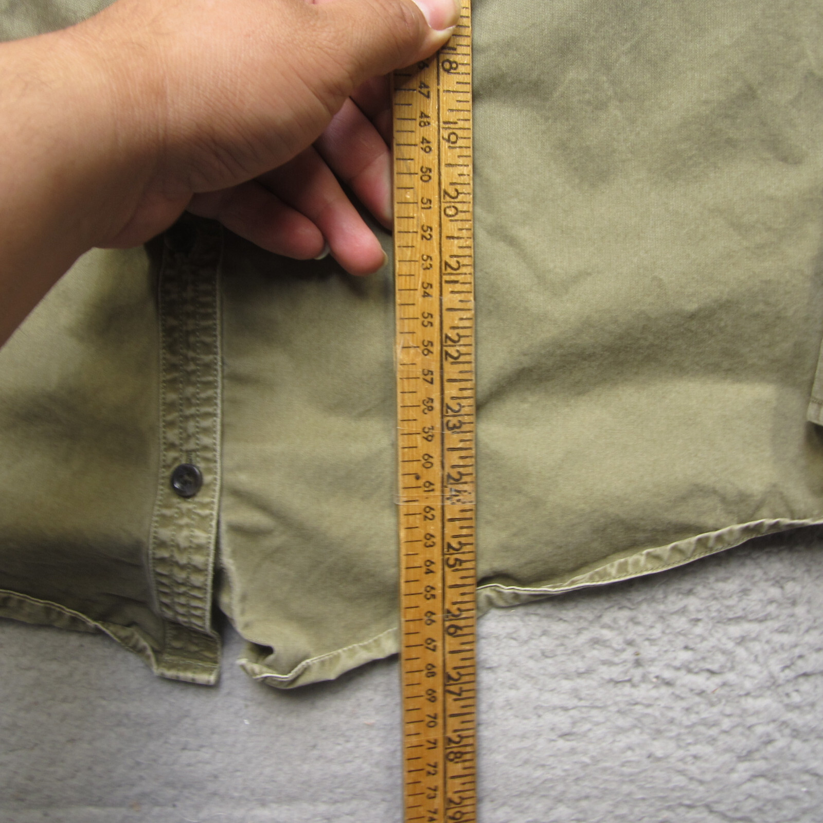 Banana Republic Shirt Womens S Military Button Up Utility Soft Wash Casual