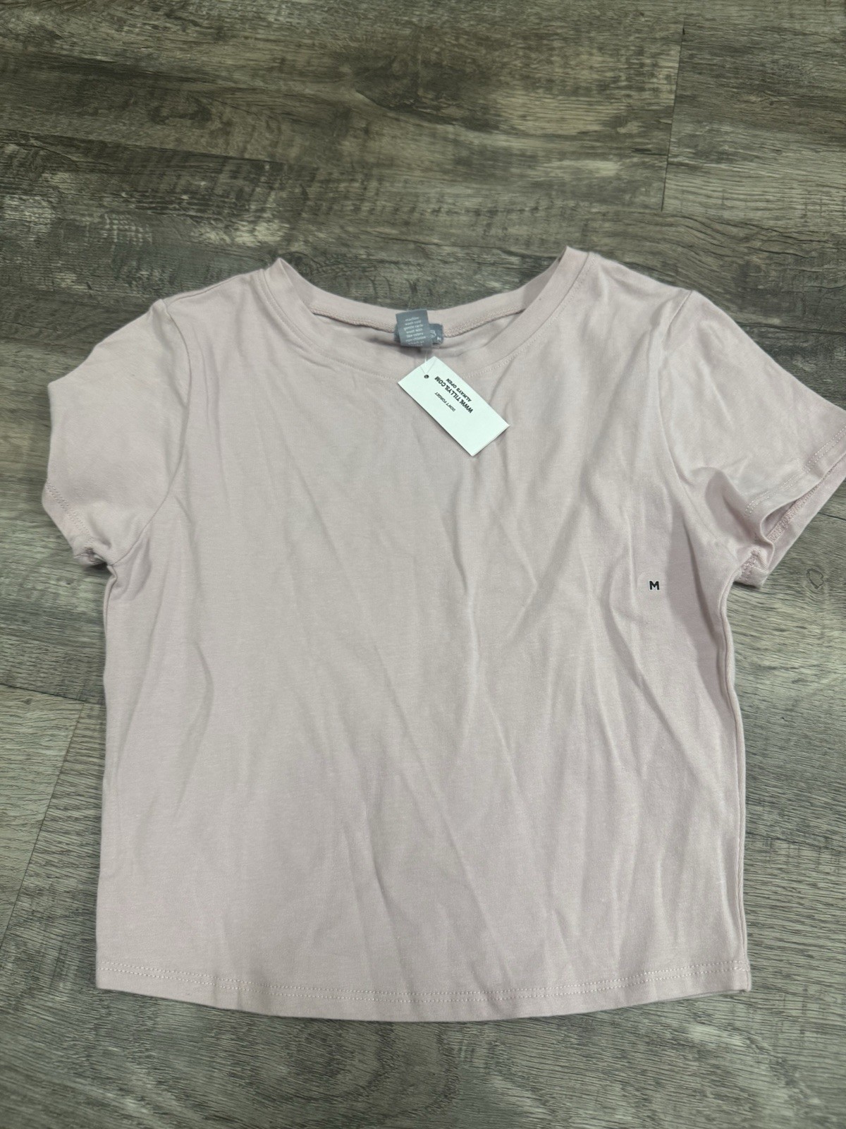 Brand New Light Baby Pink Baby Tee Shirt From Tilly’s Womens Medium