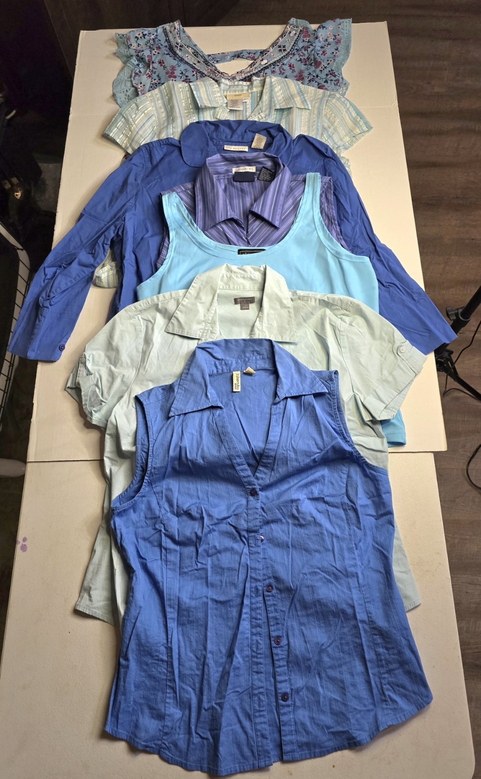 Lot Of 7 Women’s Casual Tops – Great For The Summer – Various Sizes-Great Cond