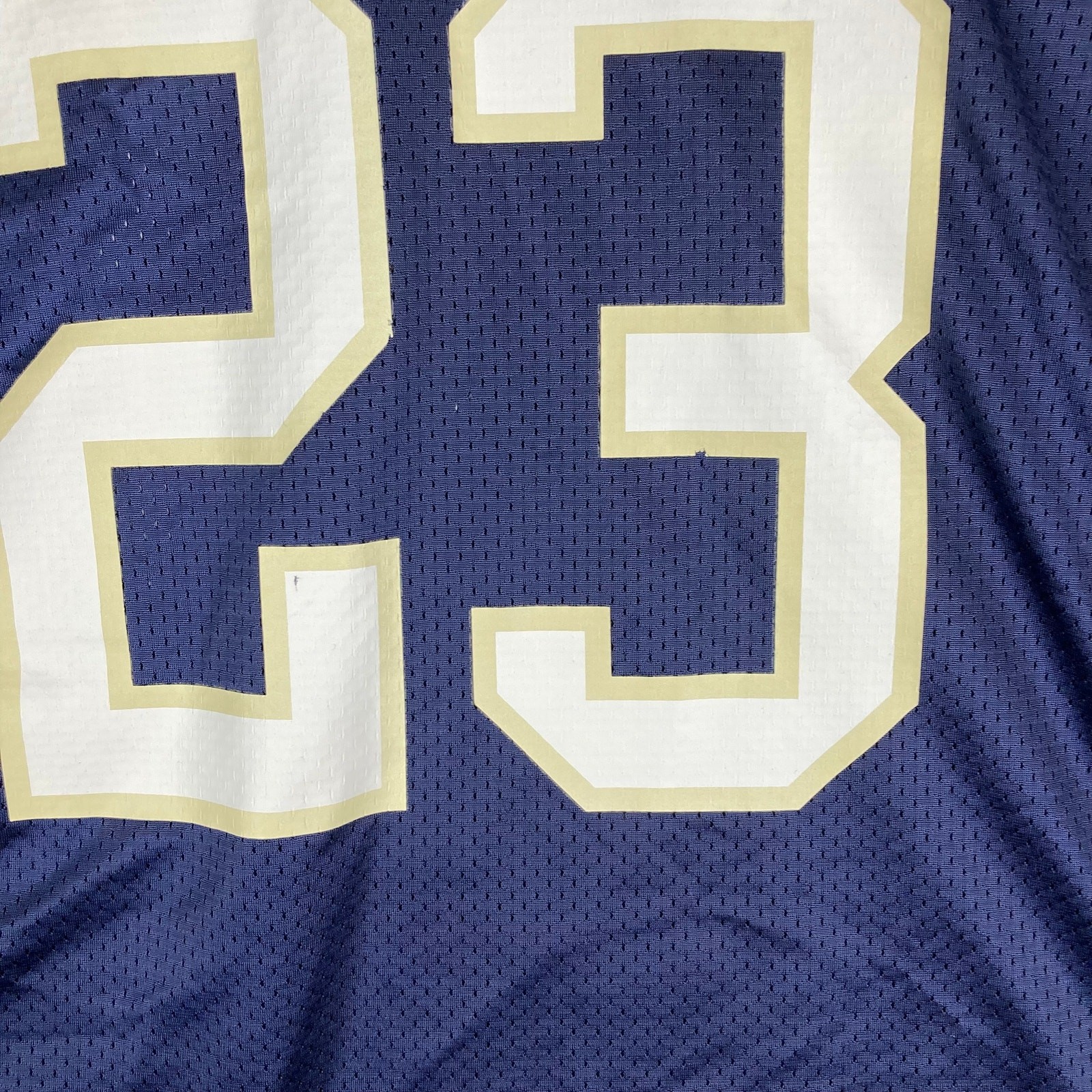 Nike Football Jersey Womens L Chamber All-Stars 23 Navy Blue Mesh Team Sports