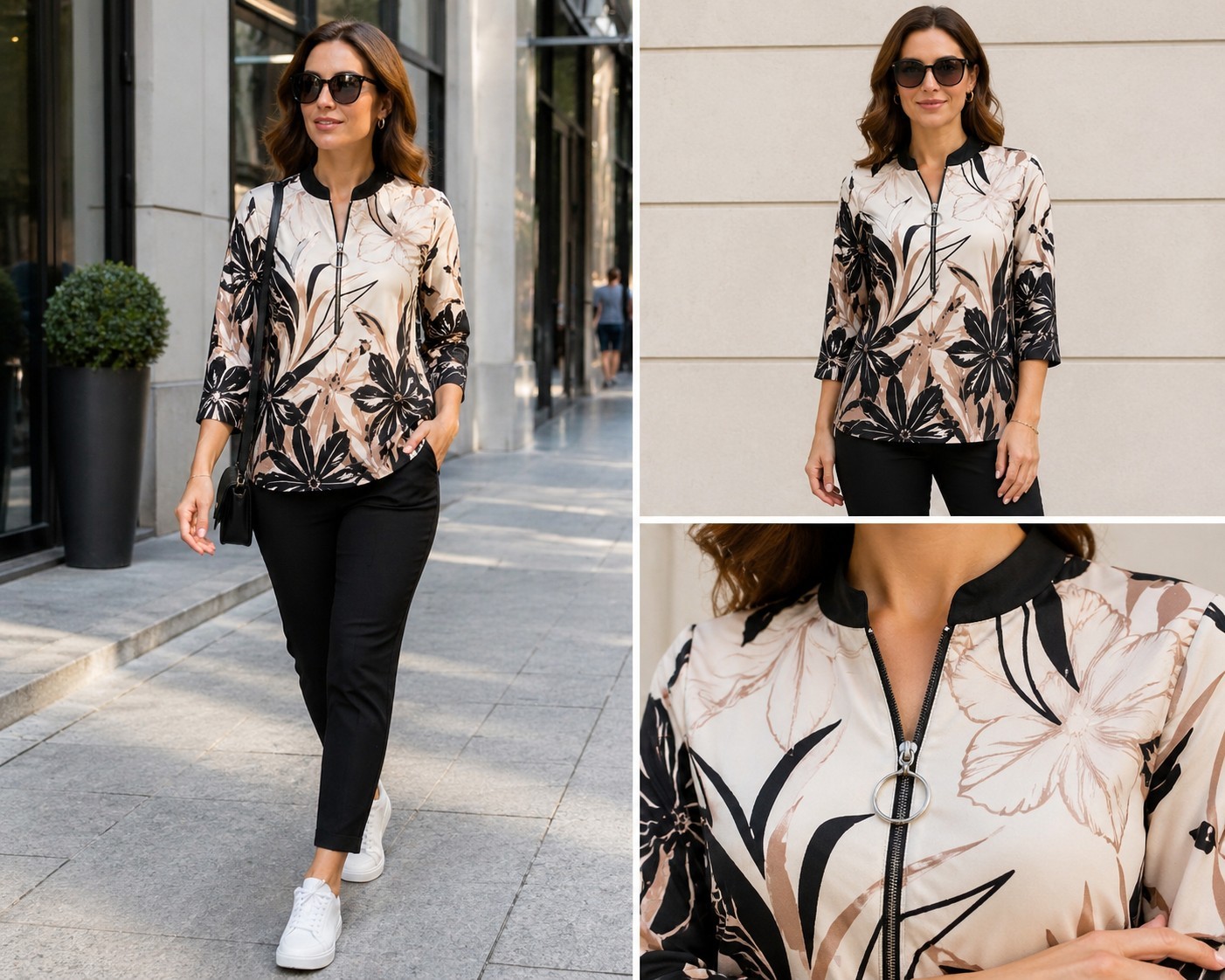 Joseph Ribkoff blouse, tunic size 30,32,34,36