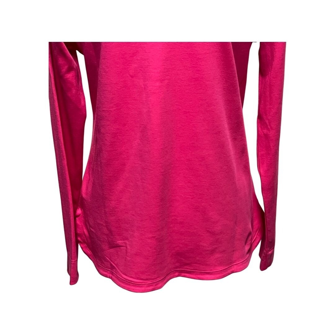 Isaac Mizrahi Live! Essentials Mock Neck Top with Dolphin Hem Size XS (A556539)