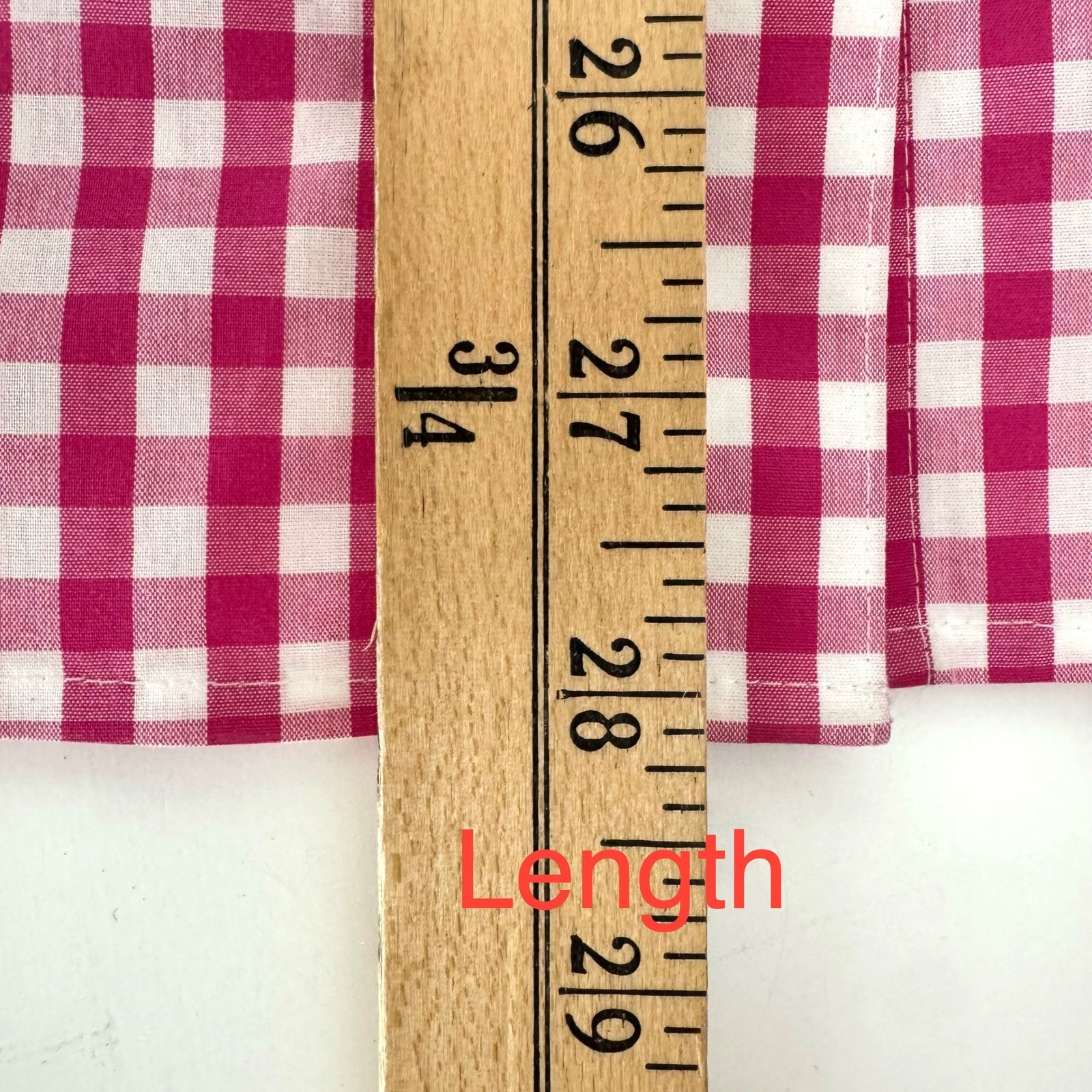 Jones New York Signature Woman Pink Gingham Button Down Shirt Plus Size 2X