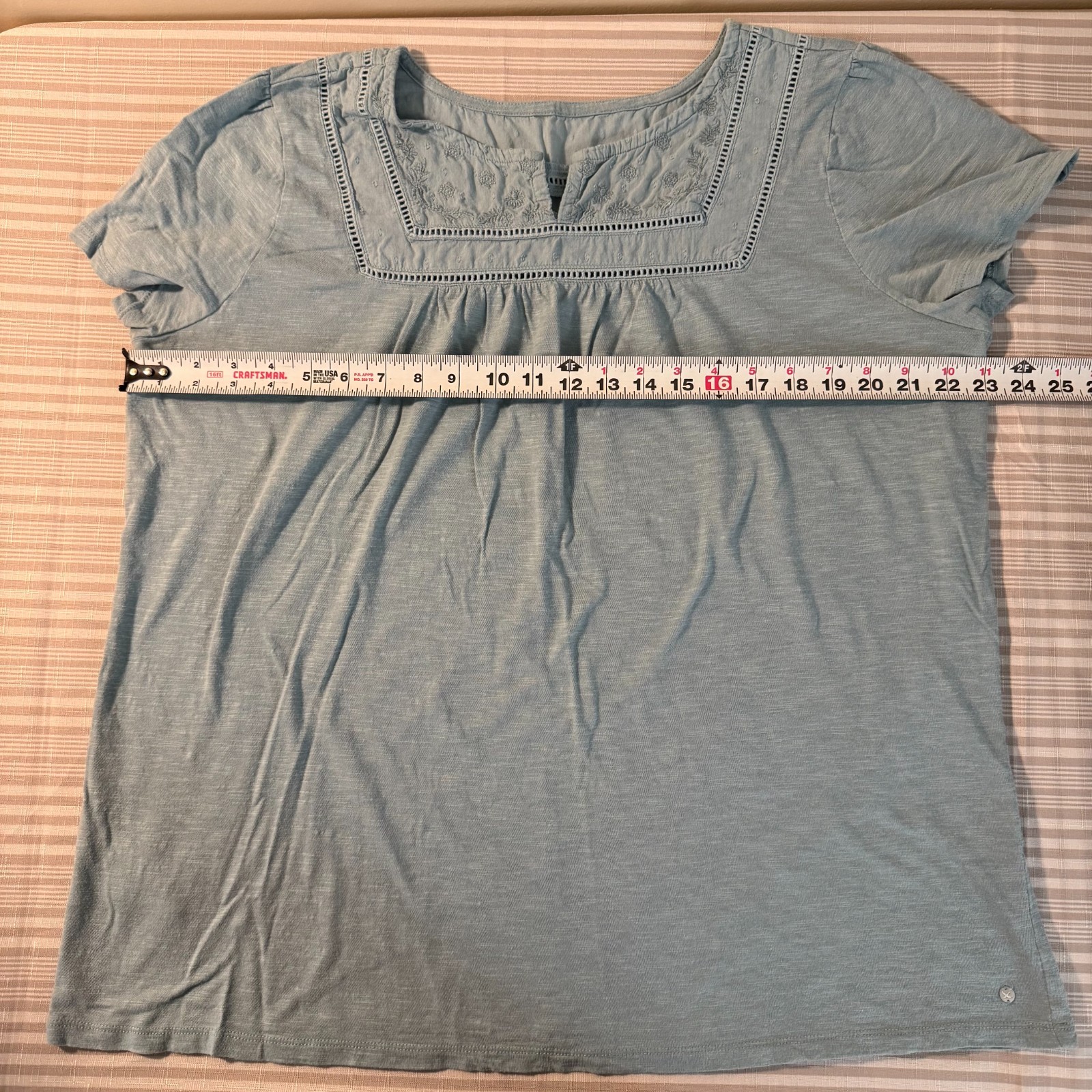 Eddie Bauer Womens soft cotton shirts short sleeve tops 2x lot of 7 plus size
