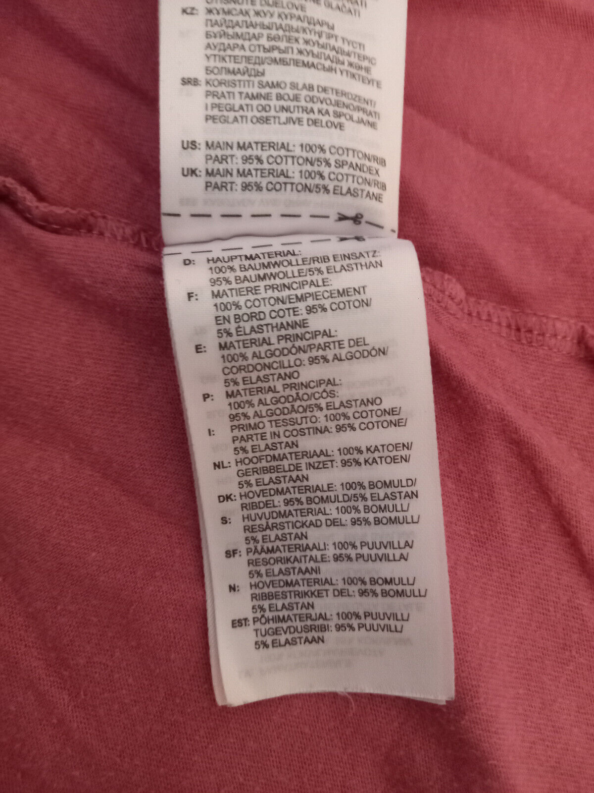 adidas pink white 95% cotton 5% elastane Trefoil T-Shirt. UK women’s size 12