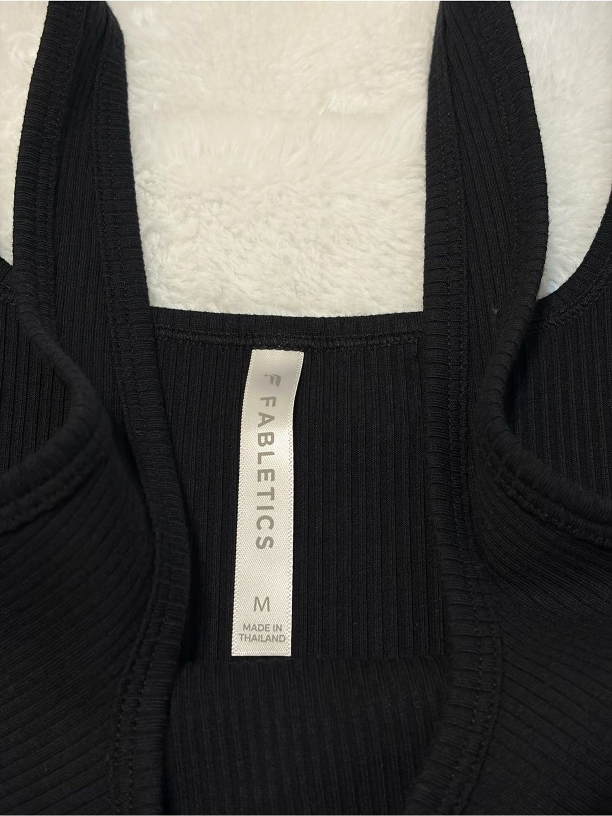 Fabletics Daily Rib Square Neck Tank Size Medium