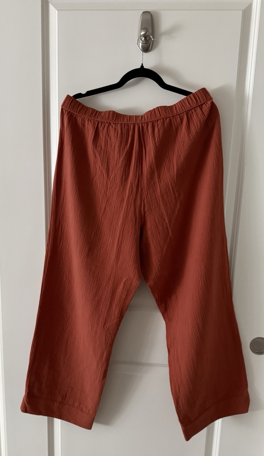 NEW MADEWEL Women’s NC185/186 Afterglow Red Oversized Gauze Lounge/PJ Set XL/XXL