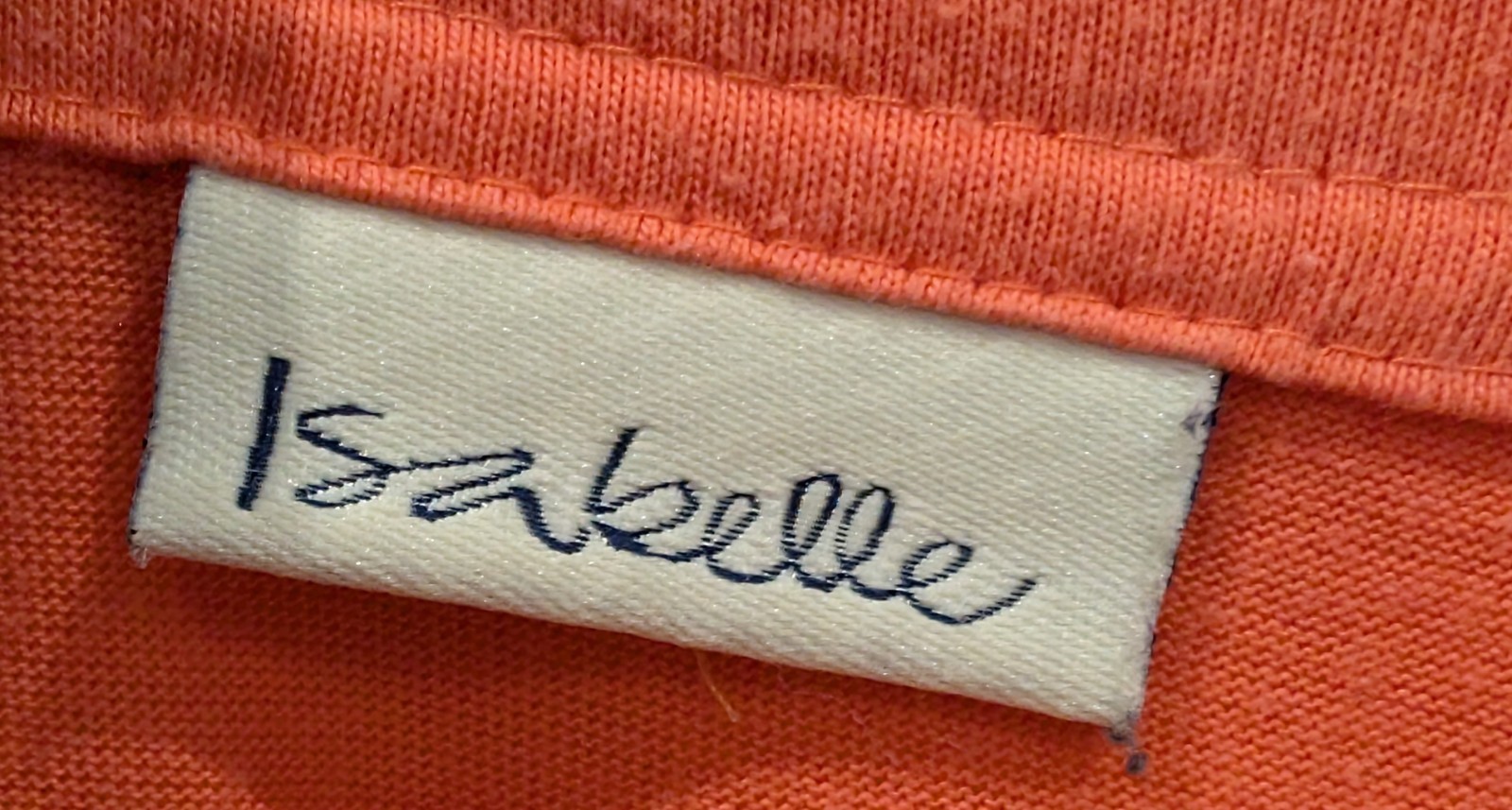 Isabelle Orange T-Shirt XL Short Sleeve Crew Neck Casual Polyester Cotton Blend