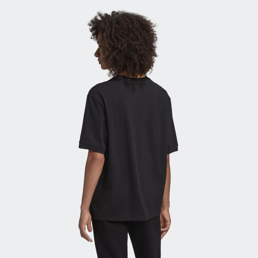 Adidas Originals R.Y.V. Womens Oversized Premium T-Shirt Black Size XS 32 GD2975