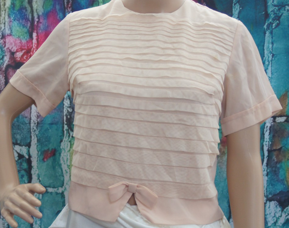 ASOS Peach Waist Length Blouse size 2