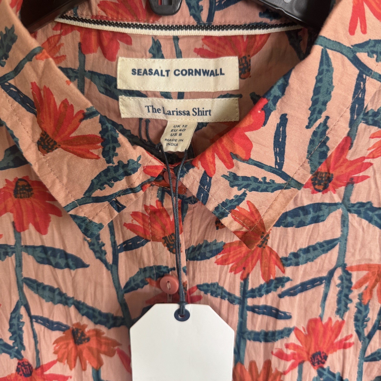 SEASALT LARISSA ORGANIC COTTON SHIRT.. size 14..bnwts