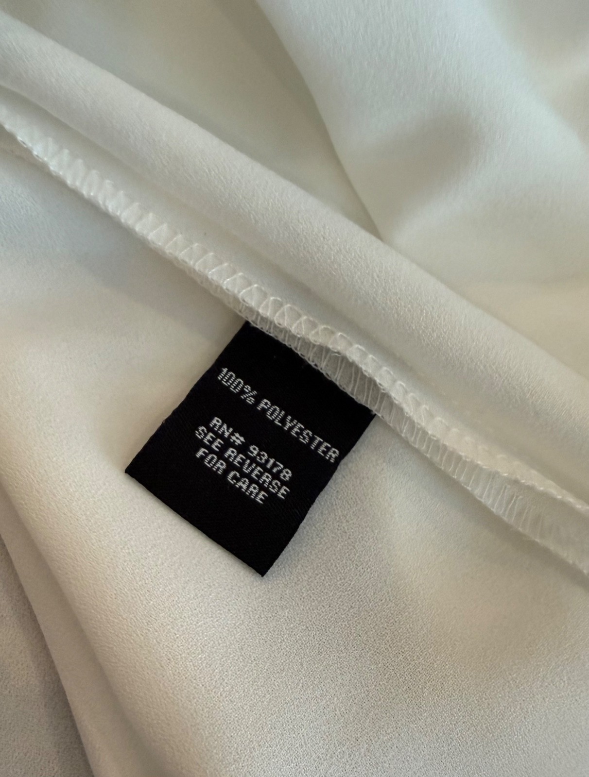PREMISE STUDIO ~ New! White Tie Cuff Boat Neck Popover Blouse NWT Sz M
