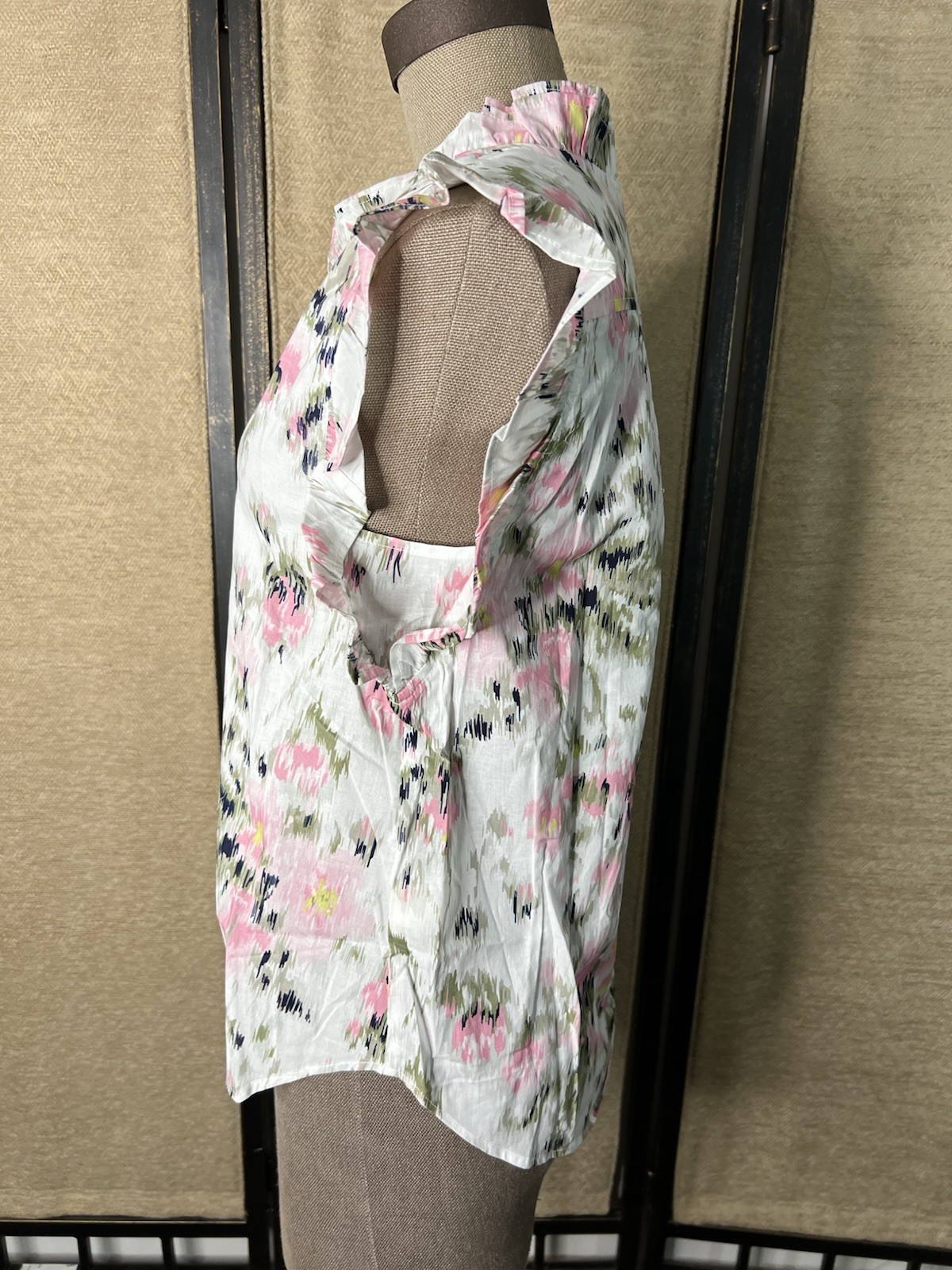 NWT Sundance Catalog Dylan Milla Flora Daze Top Ruffle Sleveless Size XS $158